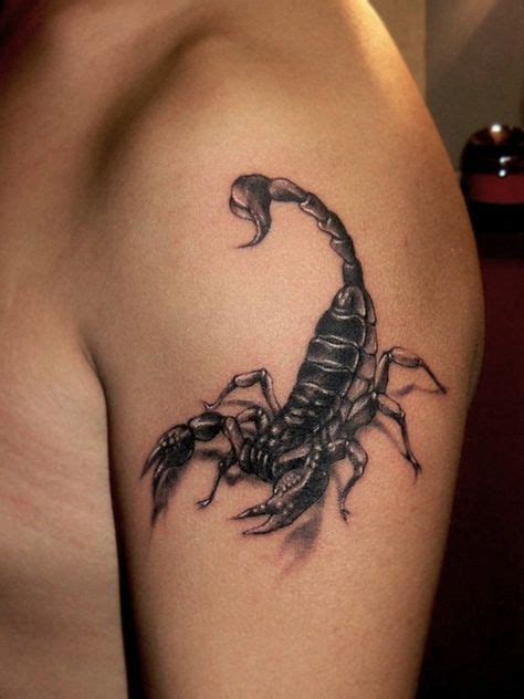 scorpion shoulder tattoo|20 Badass Scorpion Tattoo Ideas for 2024